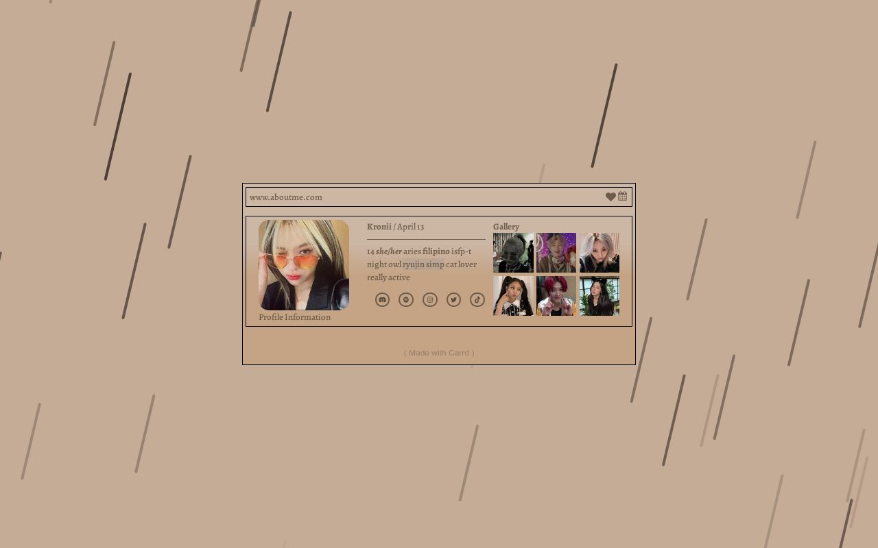 Carrd profile picture for @kroni